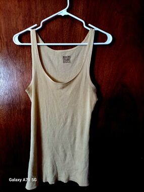 Mossimo Supply Co. Women's Ribbed Tank Top — Tan